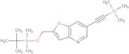 2-((tert-Butyldimethylsilyloxy)methyl)-6-((trimethylsilyl)ethynyl)furo[3,2-b]pyridine