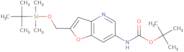 tert-Butyl 2-((tert-butyldimethylsilyloxy)methyl)furo[3,2-b]pyridin-6-ylcarbamate