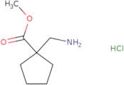 Methyl 1-(aminomethyl)cyclopentanecarboxylatehydrochloride