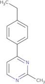 4-(4-Ethylphenyl)-2-methylpyrimidine