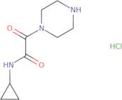 N-Cyclopropyl-2-oxo-2-(piperazin-1-yl)acetamide hydrochloride
