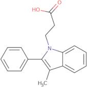 3-(3-Methyl-2-phenyl-indol-1-yl)-propionic acid