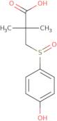 3-[(4-Hydroxyphenyl)sulphinyl]-2,2-dimethylpropanoic acid