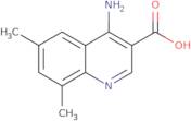 4-Amino-6,8-dimethylquinoline-3-carboxylic acid