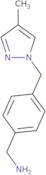 (4-[(4-Methyl-1H-pyrazol-1-yl)methyl]benzyl)amine