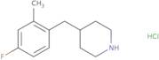 4-(4-Fluoro-2-methyl-benzyl)-piperidine hydrochloride