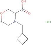 4-(Cyclobutylmethyl)morpholine-3-carboxylic acid hydrochloride