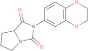 2-(2,3-Dihydro-1,4-benzodioxin-6-yl)-hexahydro-1H-pyrrolo[1,2-c]imidazole-1,3-dione