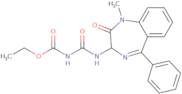 N-(2,5-diaza-2-methyl-3-oxo-6-phenylbicyclo[5.4.0]undeca-1(7),5,8,10-tetraen-4-yl)(ethoxycarbonylamino)formamide