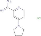 4-(Pyrrolidin-1-yl)pyridine-2-carboximidamide hydrochloride
