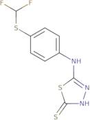 5-({4-[(Difluoromethyl)sulfanyl]phenyl}amino)-1,3,4-thiadiazole-2-thiol