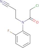 2-Chloro-N-(2-cyanoethyl)-N-(2-fluorophenyl)acetamide