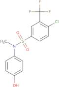 4-Chloro-N-(4-hydroxyphenyl)-N-methyl-3-(trifluoromethyl)benzene-1-sulfonamide