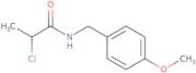 2-Chloro-N-[(4-methoxyphenyl)methyl]propanamide