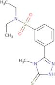 N,N-Diethyl-3-(4-methyl-5-sulfanyl-4H-1,2,4-triazol-3-yl)benzene-1-sulfonamide