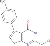 2-(Chloromethyl)-5-(4-methylphenyl)-3H,4H-thieno[2,3-d]pyrimidin-4-one