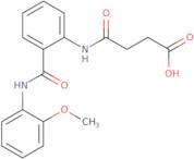 3-({2-[(2-Methoxyphenyl)carbamoyl]phenyl}carbamoyl)propanoic acid