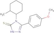 5-(4-Methoxyphenyl)-4-(2-methylcyclohexyl)-4H-1,2,4-triazole-3-thiol