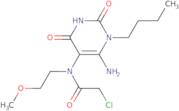 N-(6-Amino-1-butyl-2,4-dioxo-1,2,3,4-tetrahydropyrimidin-5-yl)-2-chloro-N-(2-methoxyethyl)acetamide