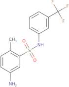 5-Amino-2-methyl-N-[3-(trifluoromethyl)phenyl]benzene-1-sulfonamide