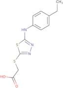 2-({5-[(4-Ethylphenyl)amino]-1,3,4-thiadiazol-2-yl}sulfanyl)acetic acid