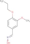 N-[(3-Methoxy-4-propoxyphenyl)methylidene]hydroxylamine