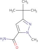 5-tert-Butyl-2-methyl-2H-pyrazole-3-carboxylic acid amide