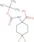 1-{[(tert-butoxy)carbonyl]amino}-4,4-difluorocyclohexane-1-carboxylic acid
