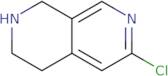 6-Chloro-1,2,3,4-tetrahydro-2,7-naphthyridine