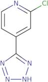 2-Chloro-4-(1H-tetrazol-5-yl)pyridine