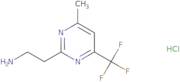 {2-[4-Methyl-6-(trifluoromethyl)-2-pyrimidinyl]ethyl}amine hydrochloride