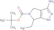 tert-Butyl 3-amino-6-ethyl-4,6-dihydro-1H-pyrrolo[3,4-c]pyrazole-5-carboxylate