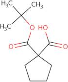 1-[(tert-Butoxy)carbonyl]cyclopentane-1-carboxylic acid