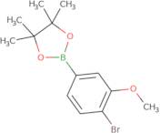 2-(4-Bromo-3-methoxyphenyl)-4,4,5,5-tetramethyl-1,3,2-dioxaborolane