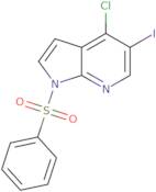 4-Chloro-5-iodo-1-(phenylsulfonyl)-1H-pyrrolo[2,3-b]pyridine