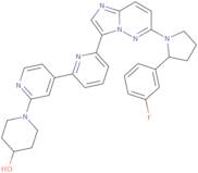 1-[4-[6-[6-[(2R)-2-(3-Fluorophenyl)pyrrolidin-1-yl]imidazo[1,2-b]pyridazin-3-yl]pyridin-2-yl]pyr...