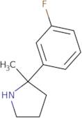 2-(3-Fluorophenyl)-2-methylpyrrolidine