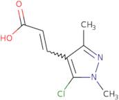 3-(5-Chloro-1,3-dimethyl-1H-pyrazol-4-yl)prop-2-enoic acid