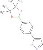 5-[4-(4,4,5,5-Tetramethyl-1,3,2-dioxaborolan-2-yl)phenyl]-1H-pyrazole