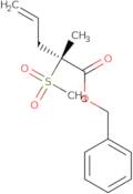 (R)-benzyl 2-methyl-2-(methylsulfonyl)pent-4-enoate