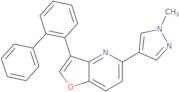 3-[1,1′-Biphenyl]-2-yl-5-(1-methyl-1H-pyrazol-4-yl)furo[3,2-b]pyridine