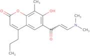6-[3-(Dimethylamino)prop-2-enoyl]-7-hydroxy-8-methyl-4-propyl-2H-chromen-2-one