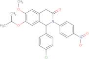 1-(4-Chlorophenyl)-7-isopropoxy-6-methoxy-2-(4-nitrophenyl)-1,2-dihydroisoquinolin-3(4H)-one