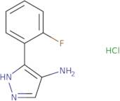 3-(2-Fluorophenyl)-1H-pyrazol-4-amine hydrochloride