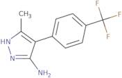 3-Methyl-4-[4-(trifluoromethyl)phenyl]-1H-pyrazol-5-amine