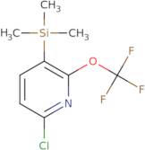 6-chloro-2-(trifluoromethoxy)-3-(trimethylsilyl)pyridine