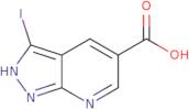 3-iodo-1H-pyrazolo[3,4-b]pyridine-5-carboxylic acid