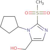 (1-Cyclopentyl-2-methanesulfonyl-1H-imidazol-5-yl)methanol