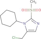 5-(Chloromethyl)-1-cyclohexyl-2-methanesulfonyl-1H-imidazole