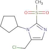 5-(Chloromethyl)-1-cyclopentyl-2-methanesulfonyl-1H-imidazole